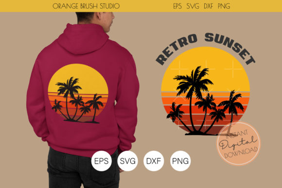 Beach Life SVG. Retro Svg Sunshine.