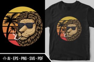 Lion Sunset Retro Vector Illustration: A Designer's Real-World Review