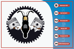 Retro Motorcycle Logo Design Review