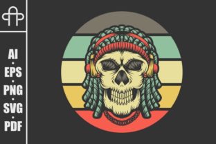 Skull Dreadlocks Headphone Retro Review