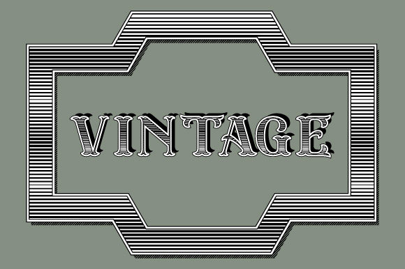 Vintage Frame Black White Retro Vector Review